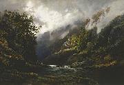 WC Piguenit The Upper Nepean USA oil painting artist